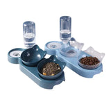 Cat Bowls W/Auto Water Dispenser