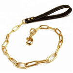 Gold Short Chain Leash