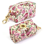 Floral Poop Bag Holder